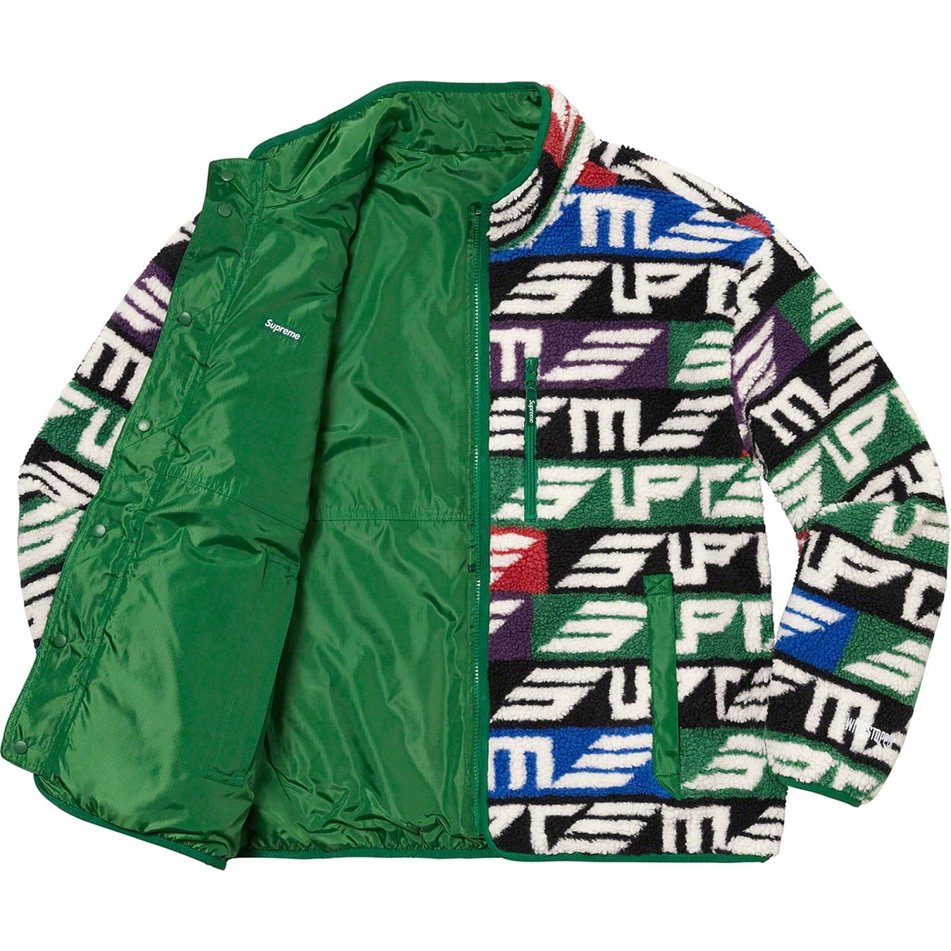 Geo Reversible WINDSTOPPER® Fleece Jacket view 2